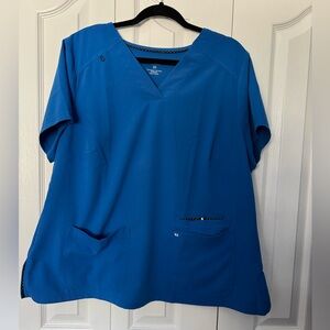 koi Next Gen Hustle and Heart Women's 3-Pocket Stretch Scrub Top